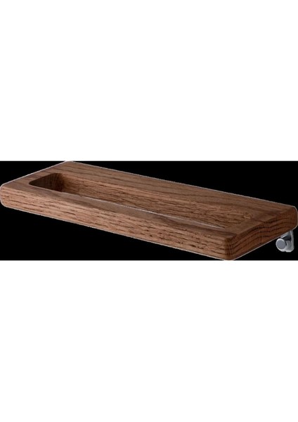 Adnoss Lüks Selvi Havluluk 50CM Pirinç Ahşap - Ahşap Krom - Banyo Uzun Havluluk