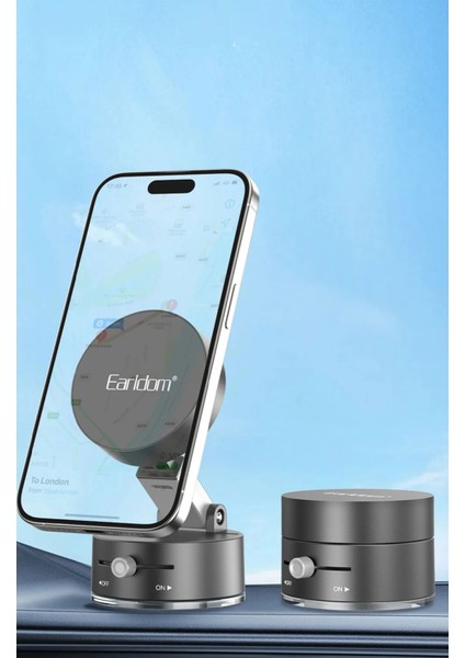 EH315 Ayarlanabilir Katlanabilir Manyetik Magsafe Telefon Tutucu - Siyah modelleri