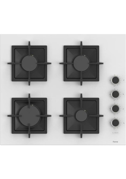 SC206 Fa Flame Art Beyaz Ocak