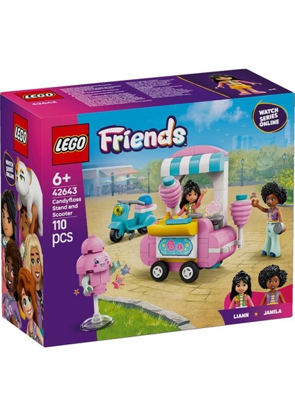 42643 LEGO Friends Pamuk Şeker Standı 110 Parça +6 Yaş indirimleri