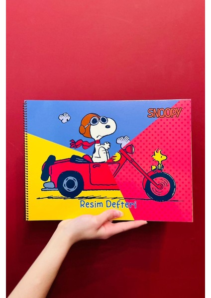 Gıpta Snoopy Lisanslı Resim Defteri 15 Yp.