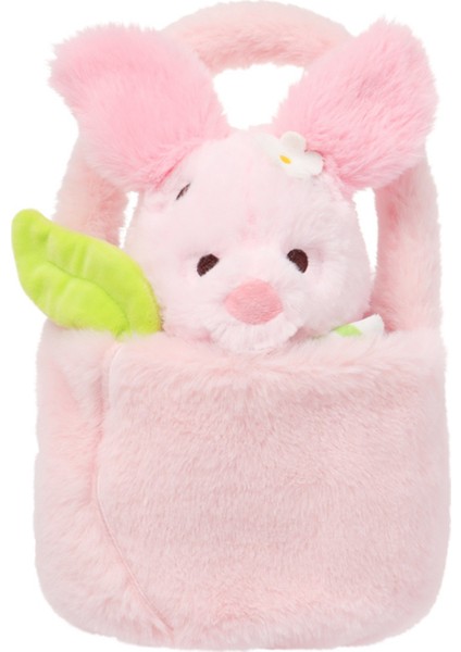 Disney Pixar Lisanslı Meyve Serisi 2si 1 Arada Peluş Oyuncak & Çanta - Piglet