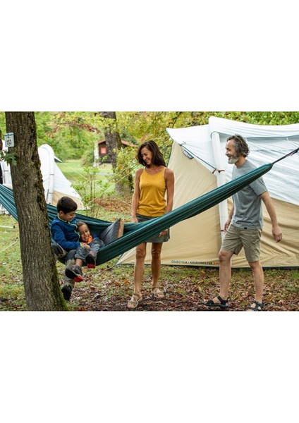Quechua Tek Kişilik Yumuşak Ripstop Polyester Hamak – Hafif ve Taşınabilir, Kamp ve Doğa Gezileri İçin, 300x150 cm