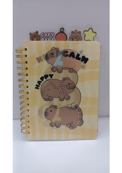 Taros Unick Color Hologramlı Seperatörlü Capybara Defter