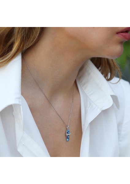 Nazar Boncuklu Terlik Gümüş Kolye fiyatları