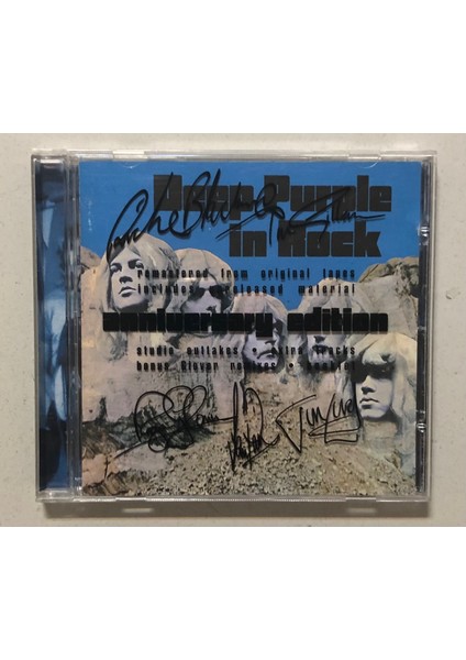 Deep Purple In Rock Anniversary Edition Baskı Imzalı CD (Orjnal 1995 Dönem Baskı Cd)