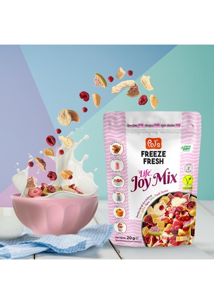 Dondurularak Kurutulmuş Joy Mix 20 gr fiyatları