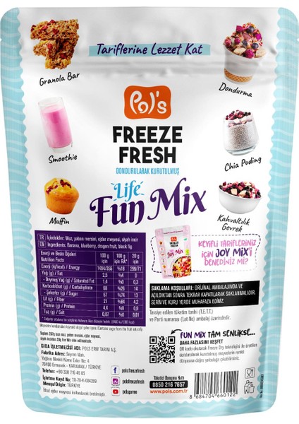 Dondurularak Kurtulmuş Fun Mix 20 gr x 3 Adet fırsatları