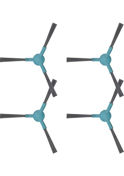 Conga 2499 Ultra Home Advanced Aksesuar Yedek Robot Süpürge Yedek Parçaları 4 Adet Için Yan Fırça Takımı (Yurt Dışından)