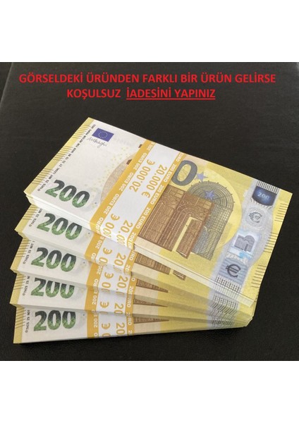 500 adet yeni 200 euro geçersiz eğlence oyun şaka