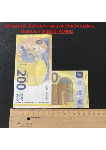 500 adet yeni 200 euro geçersiz eğlence oyun şaka fırsatları