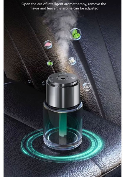Araç Ev Kokulu Nemlendirici Cihazı Buharlı Koku Difüzörü Oda Spreyi Araba Koku Giderici LED Yıldız