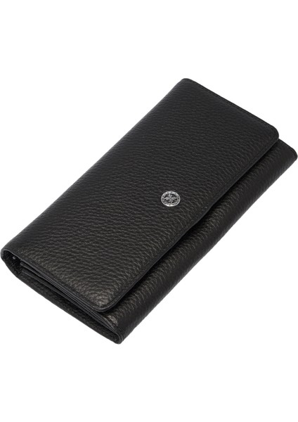 Siyah Hakiki Deri Kadın Cüzdan - S1CB00005818-A41