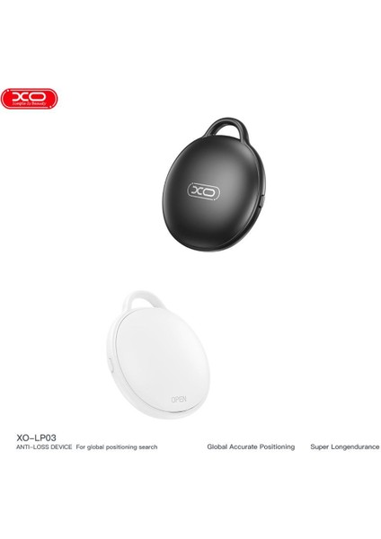XO-LP03 Gps Akıllı Konum Belirleyici Kayıp Önleyici Takip Cihazı Siyah Apple Bul ile Uyumlu fiyatları