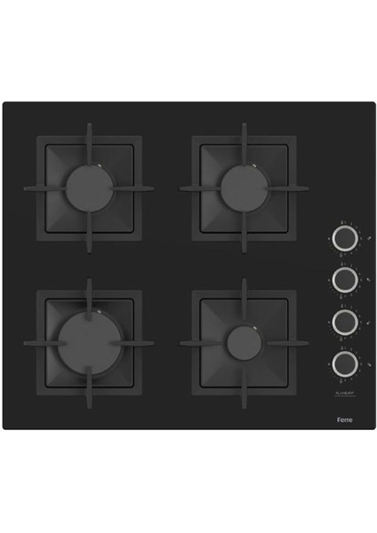 SC205 Fa Flame Art Siyah Ocak