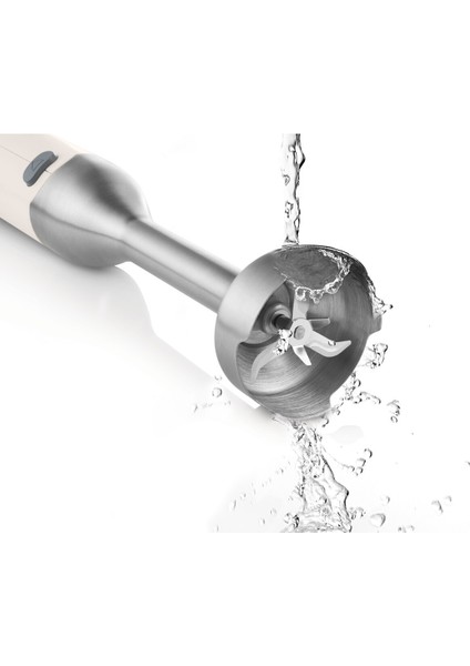 Technoart 1500 W El Blenderi – 900 ml Kapasiteli, Turbo Fonksiyonlu Çelik Bıçaklı, Beyaz, Yerli Üretim