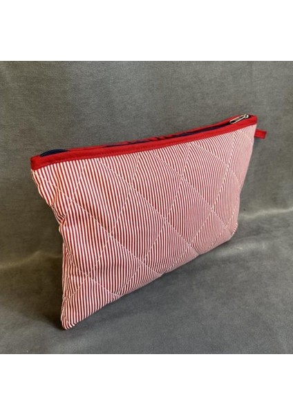 El Yapımı Çizgili Model Clutch / Portföy Çanta - 21CM x 29CM modelleri