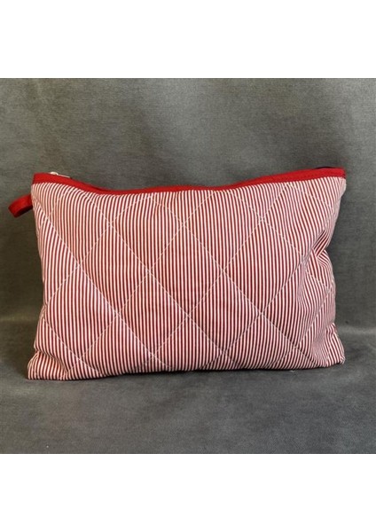 El Yapımı Çizgili Model Clutch / Portföy Çanta - 21CM x 29CM fırsatları