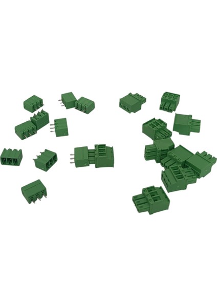 3 Kutuplu 180 Derece 3.81mm Baskılı Devre (Pcb) Klemens Seti (Dişi + Erkek) indirimleri