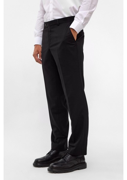 Bol Kalıp Geniş Paça Premium Kalite Düz Erkek Kumaş Pantolon modelleri