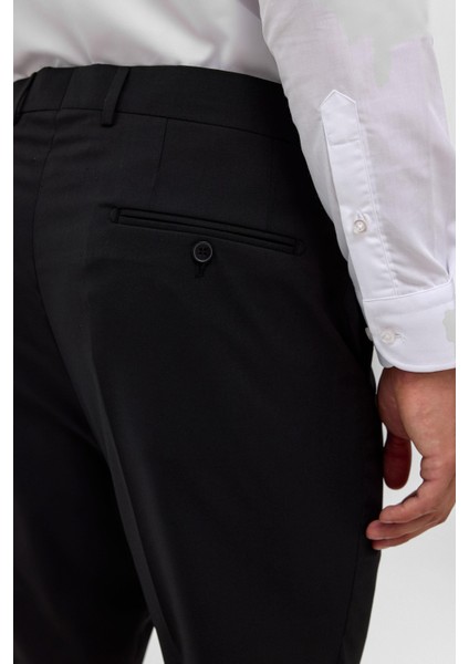 Bol Kalıp Geniş Paça Premium Kalite Düz Erkek Kumaş Pantolon