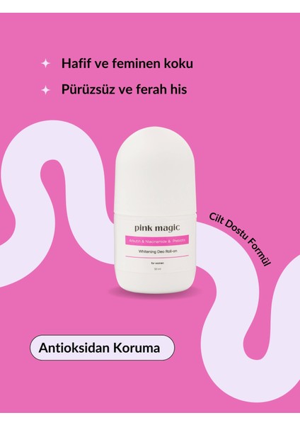 Ter Önleyici & Beyazlatıcı Kadın Deo Roll-On fırsatları