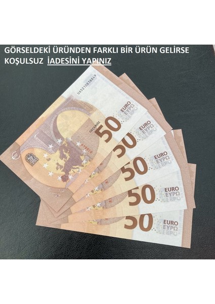 100 adet 50 euro geçersiz eğlence oyun şaka modelleri