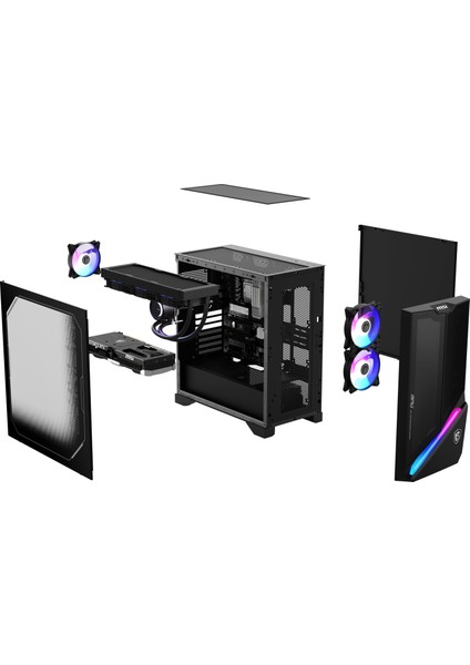 MPG INFINITE X3 AI 2NVR7-230TR Intel Core Ultra 7 265K 32GB 1TB SSD RTX5070Ti Windows 11 Home Masaüstü Bilgisayar