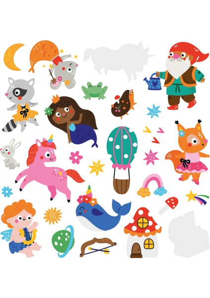 Yolculuğumuz… Fantastik Dünyaya! Bitmeyen Sticker Kitabım modelleri