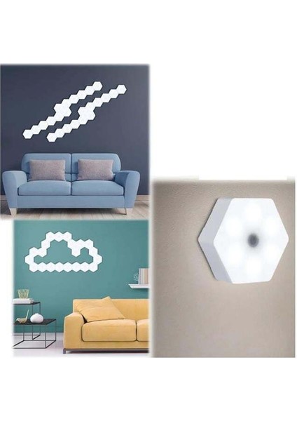 Powermaster MX-359 Üçlü Altıgen Kumandalı Pilli Dokunmatik Tezgah Altı LED Aydınlatma fiyatları