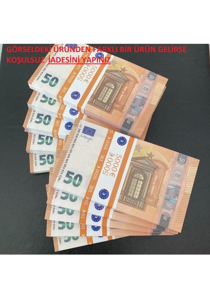 1000 adet 50 euro geçersiz eğlence oyun şaka