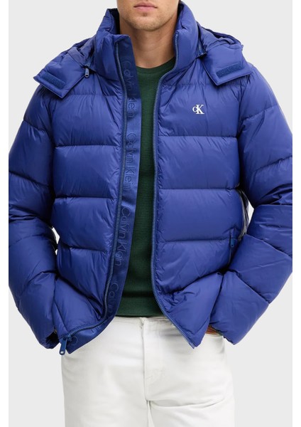 Kapitoneli Regular Fit Çıkarılabilir Kapüşonlu Mont LV04RC518GIZ4 Erkek Mont LV04RC518G Iz4