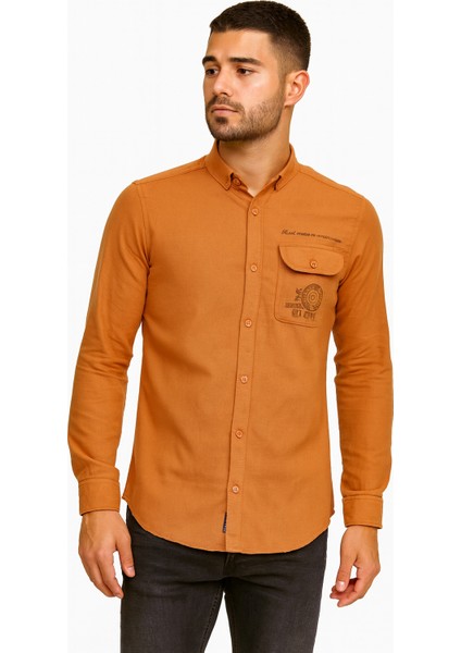 Tek Cep Kapalı Slim Fit Gömlek modelleri