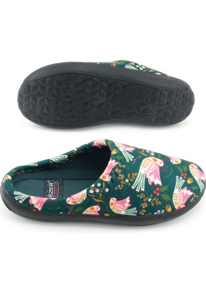 Kadın Kışlık Pu Rahat Taban Desenli Ev Bahçe Gondol Terlik indirimleri