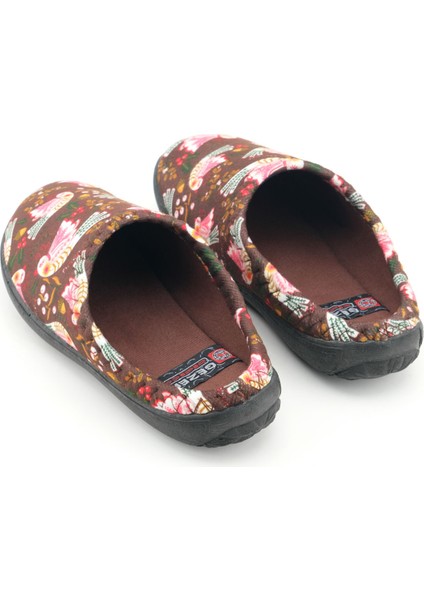 Kadın Kışlık Pu Rahat Taban Desenli Ev Bahçe Gondol Terlik fırsatları