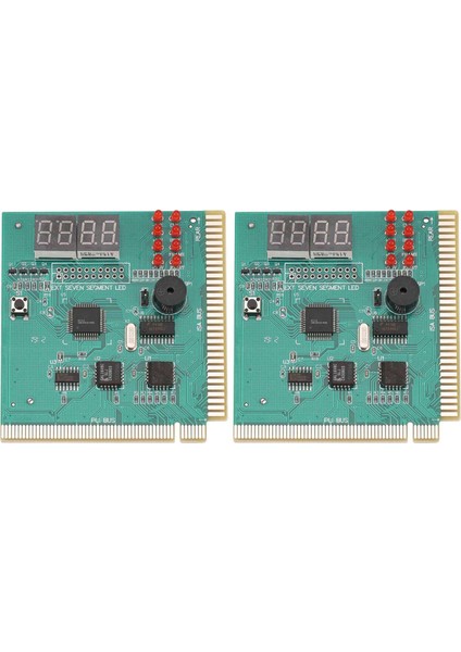 2x Diagnostic Pcı 4 Haneli Kart Pc Anakartı Post Dama Test Cihazı Analizör Dizüstü Bilgisayar (Yurt Dışından)