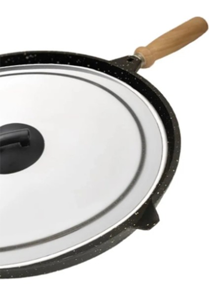 Kapaklı Döküm Granit Balık ve Börek Tavası 34 cm modelleri