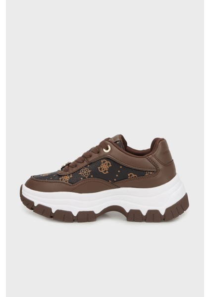 Berrett2 4g Logolu Kalın Taban Sneaker Ayakkabı FLFBRTPEL12 Bayan Ayakkabı Flfbrt PEL12 Brown fiyatları
