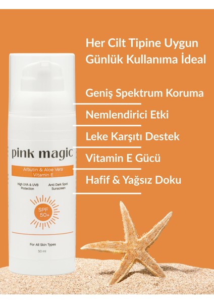 Leke Karşıtı & Aydınlatıcı Yüz Güneş Kremi / Spf 50+ fiyatları