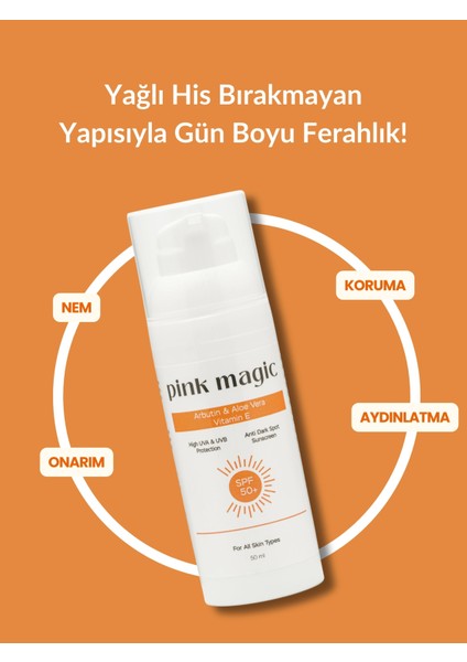Leke Karşıtı & Aydınlatıcı Yüz Güneş Kremi / Spf 50+ fırsatları