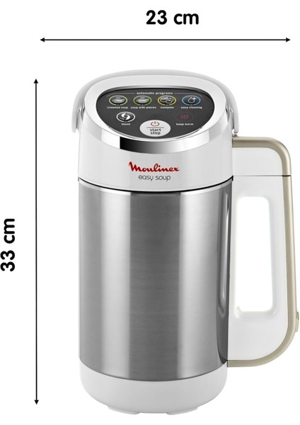 Easy Soup LM8411 Çorba Makinesi – 5 Otomatik Program, Isı Koruma, Otomatik Temizleme, Paslanmaz Çelik modelleri