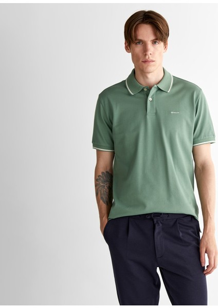 Erkek Yeşil Regular Fit Polo