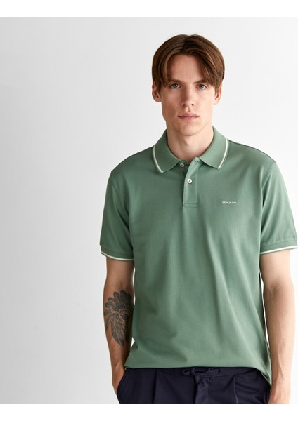 Erkek Yeşil Regular Fit Polo fırsatları