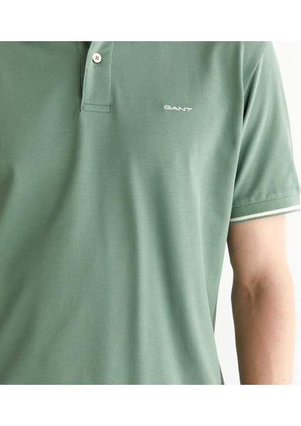 Erkek Yeşil Regular Fit Polo indirimleri
