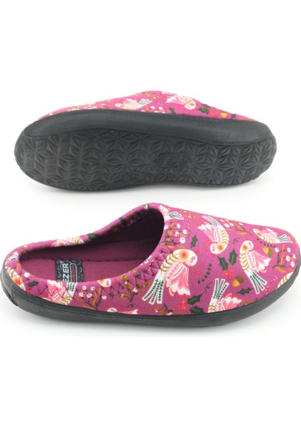 Kadın Kışlık Pu Rahat Taban Desenli Ev Bahçe Gondol Terlik indirimleri