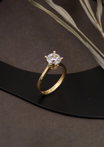 Taç 14 Ayar Altın Tektaş Yüzük fırsatları