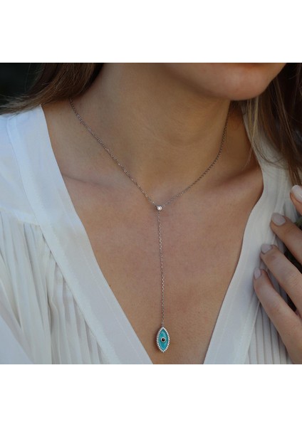 Mine Işli Göz Figürlü Gümüş Kolye fırsatları