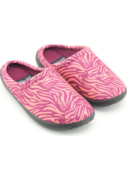 Kadın Kışlık Pu Rahat Taban Desenli Ev Bahçe Gondol Terlik modelleri