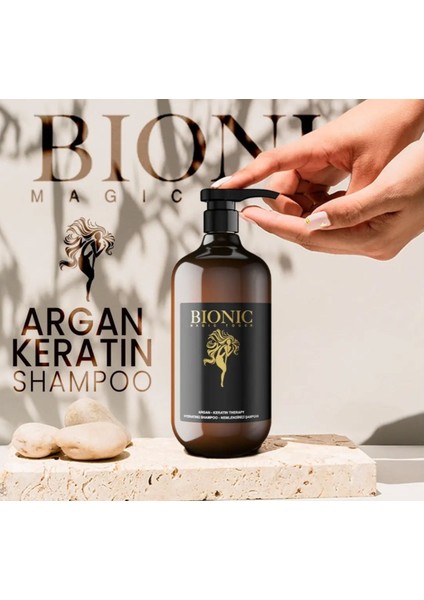 Argan/ Keratin Theraphy Şampuan +Saç Maske Seti