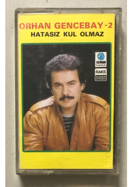 Orhan Gencebay 2 Hatasız Kul Olmaz Kaset (Orjnal Dönem Kağıt Baskı Kaset)
